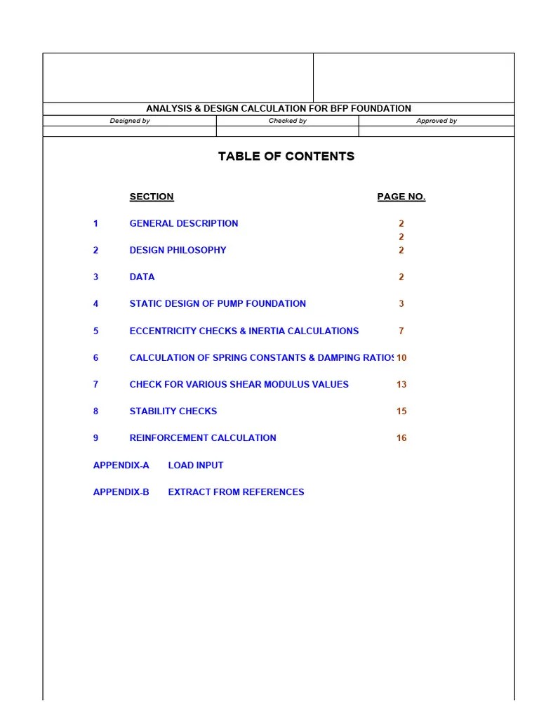 Foundation Dynamic Analysis PDF Building Engineering Quantity