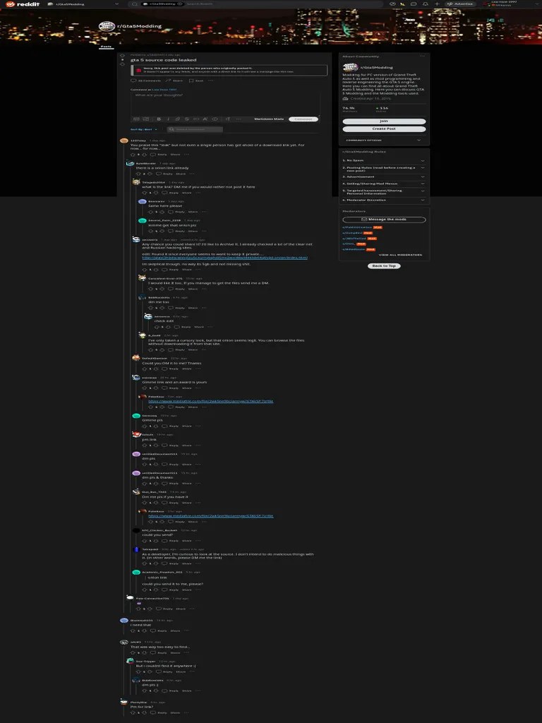 Gta 5 Source Code Leaked Gta5Modding PDF