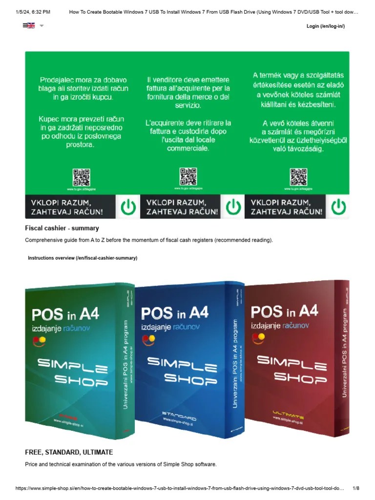 How To Create Bootable Windows 7 USB To Install Windows 7 From USB