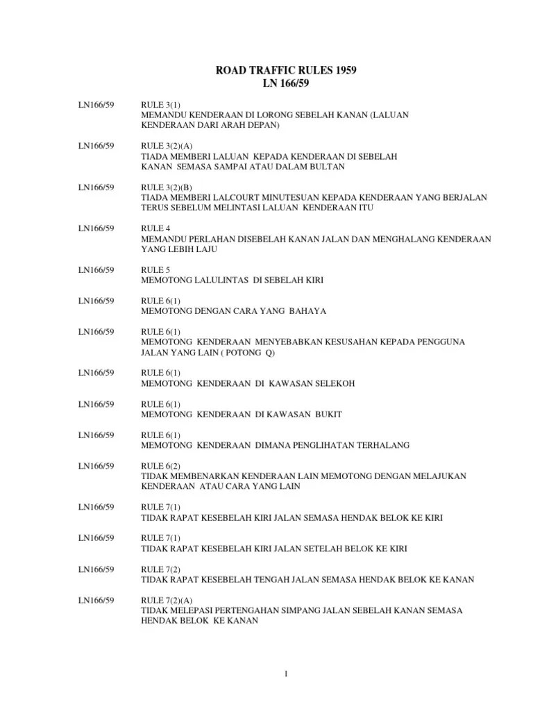 ROADTRAFFICRULES1959 1 PDF