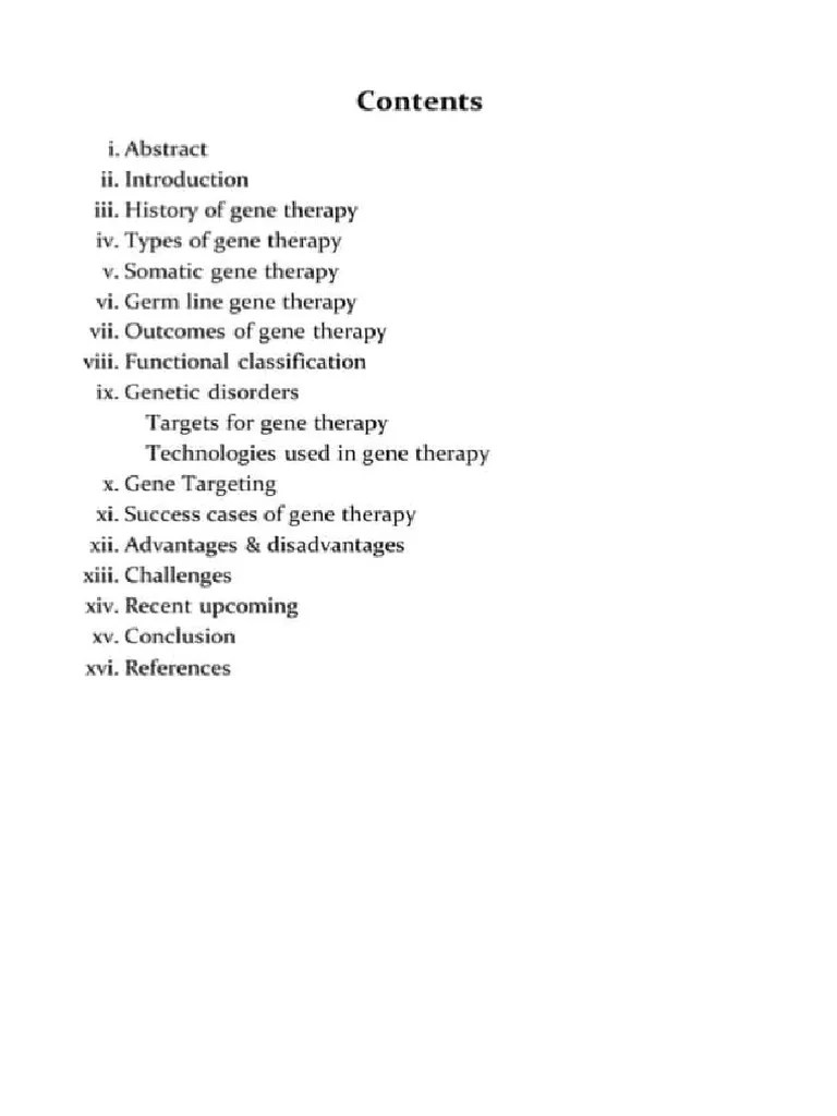 Gene Therapy PDF