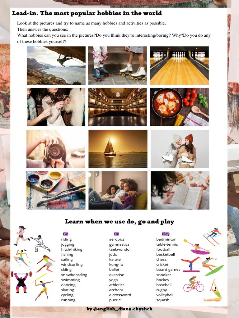 Exploring Unusual Hobbies PDF Entertainment Sports