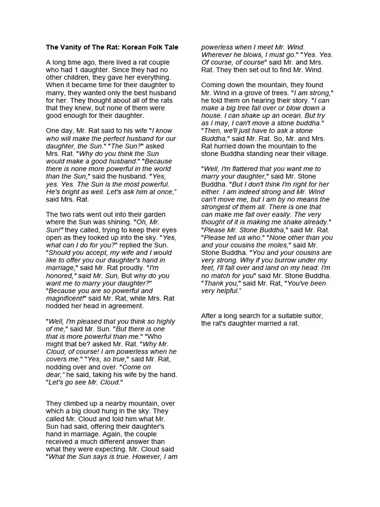 The Vanity of The Rat PDF