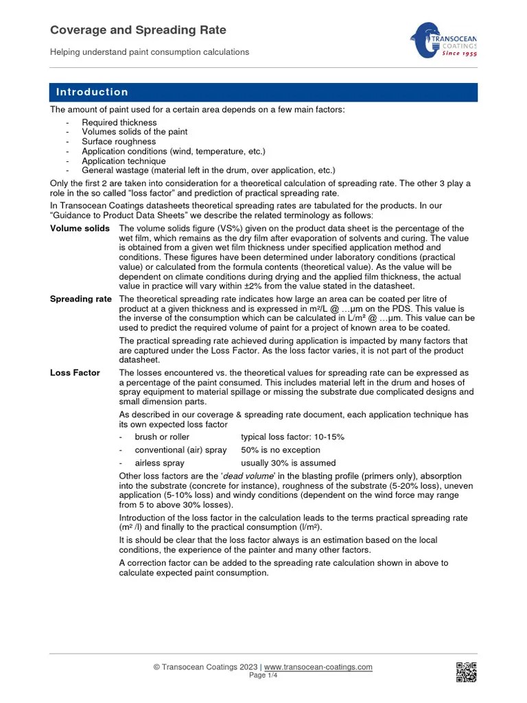 Coveragespreadingrateandpaintconsumptioncalculations13Jul2023