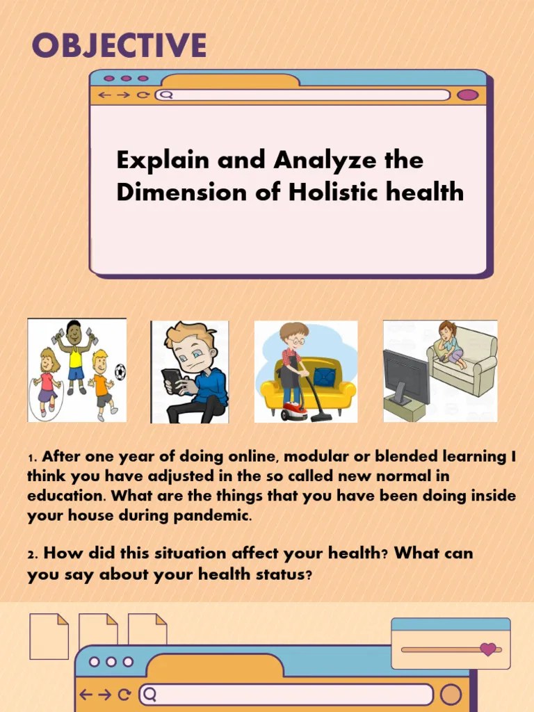 DIMENSIONS OF HEALTH PDF Mental Health Psychology