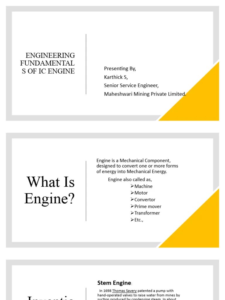 Engineering Fundamentals of Ic Engine | PDF | Internal Combustion