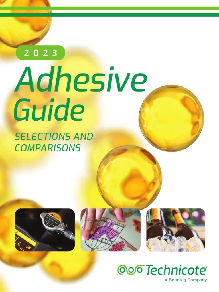 Technicote Adhesive Guide PDF Adhesive Poly(Methyl Methacrylate)