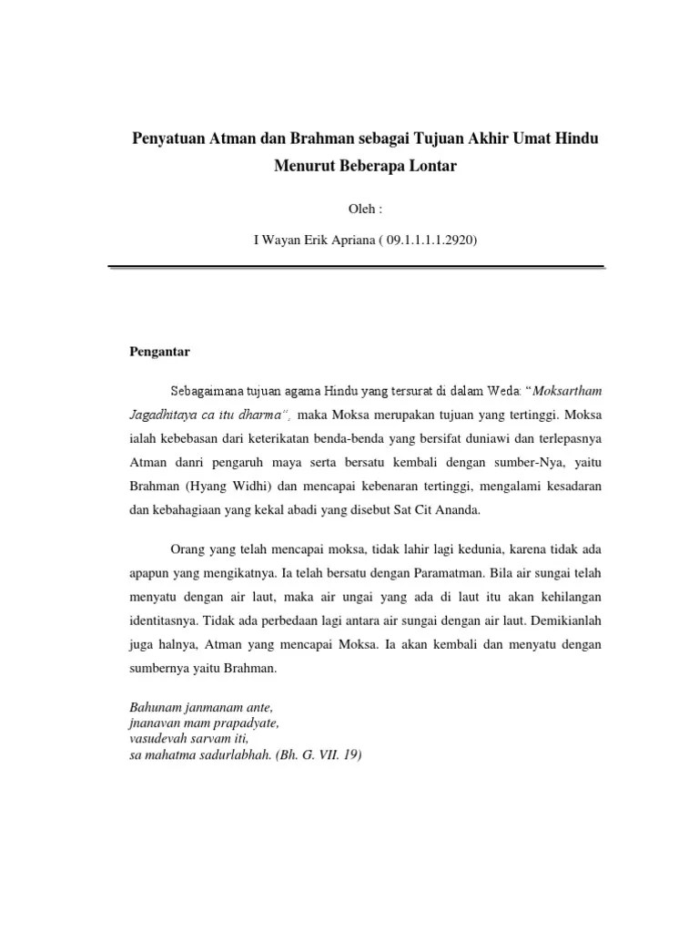 Agama Hindu Yang Bermaksud Agama Yang Kekal Abadi - doomsca