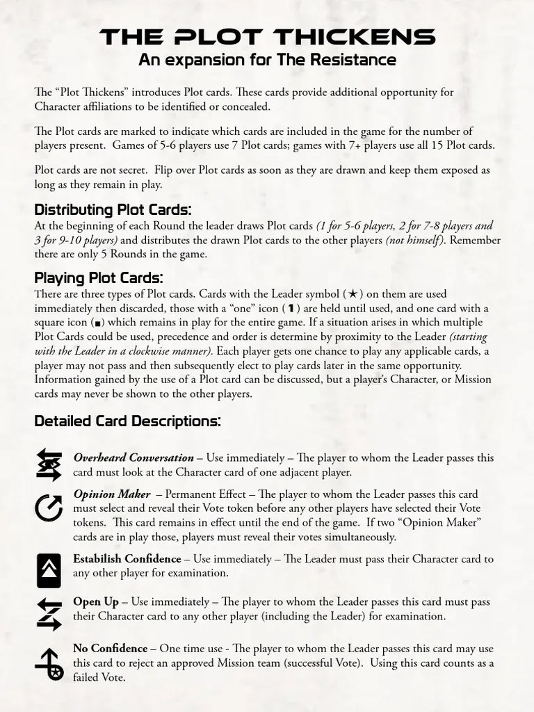 The Plot Thickens PDF Games & Activities