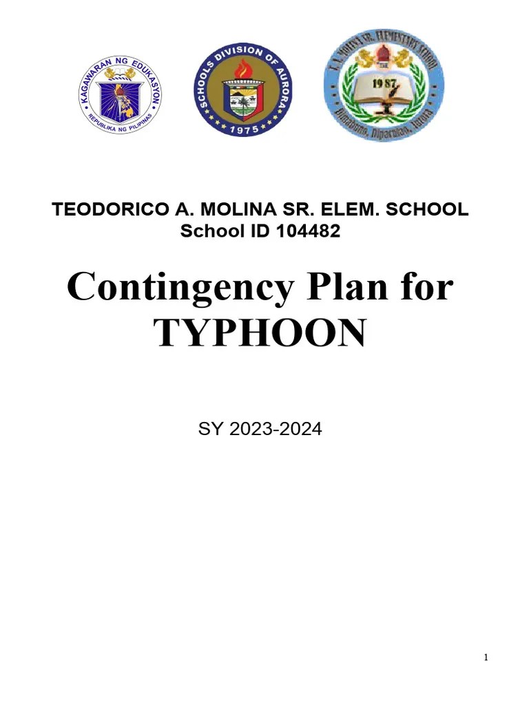 Usda Contingency Plan 2025 Plan Florida ContingencyPlan TMES Typhoon PDF Disasters Tropical Meteorology