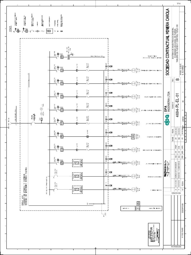 Diagrama Unilineal de Fuerza | PDF