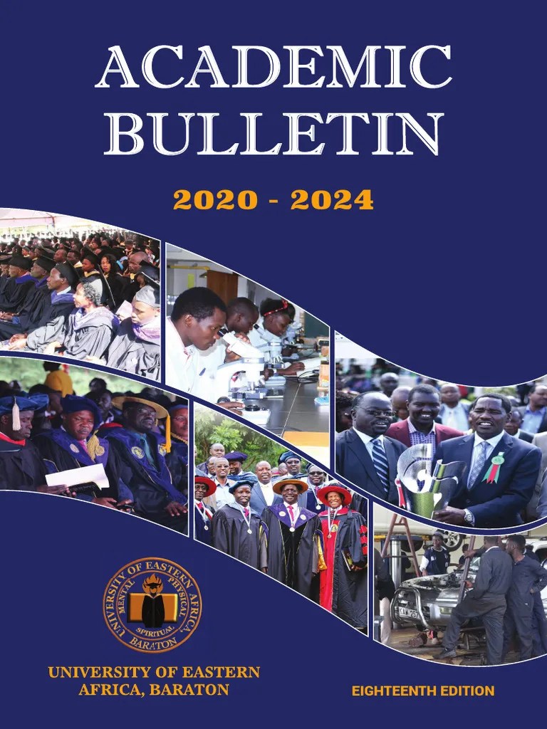 UEAB Academic Bulletin 2020 2024 PDF Academic Term Course Credit