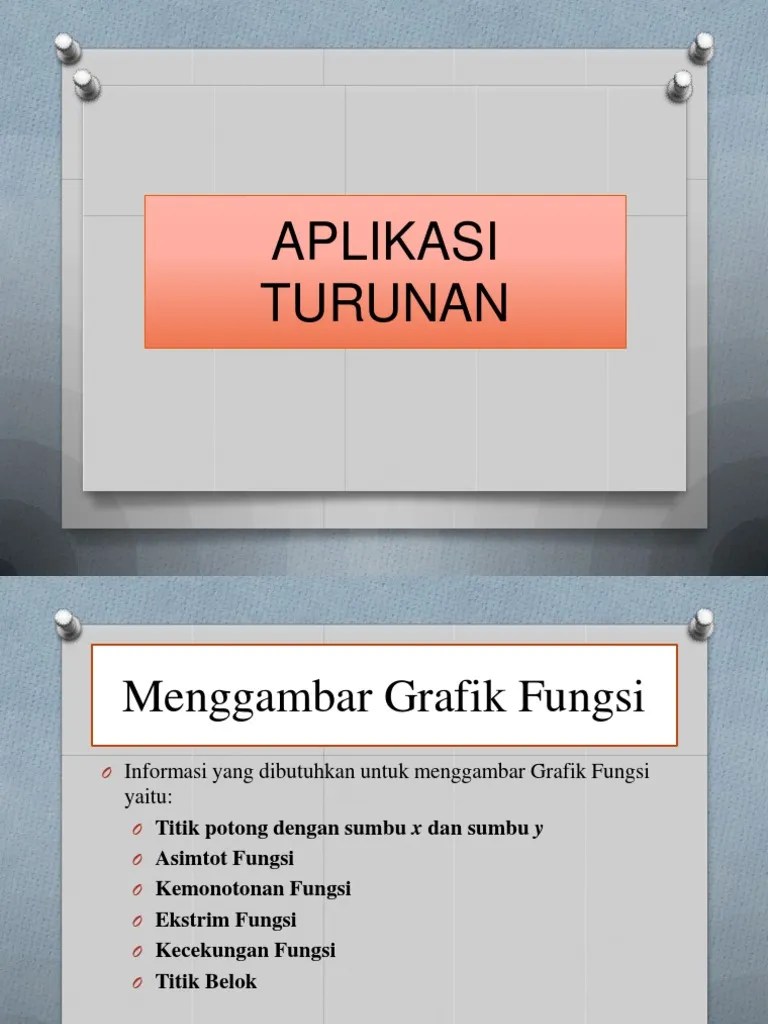 Aplikasi Turunan PDF