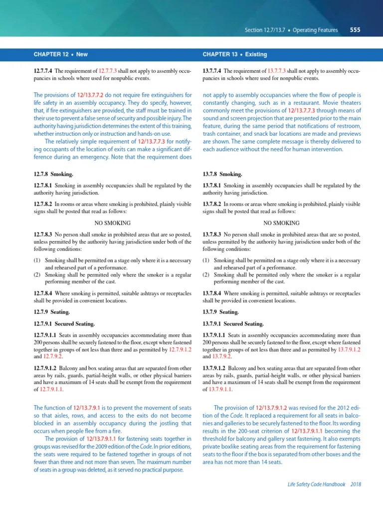 NFPA 101 Handbook 2018 586 | PDF | Justice | Crime & Violence