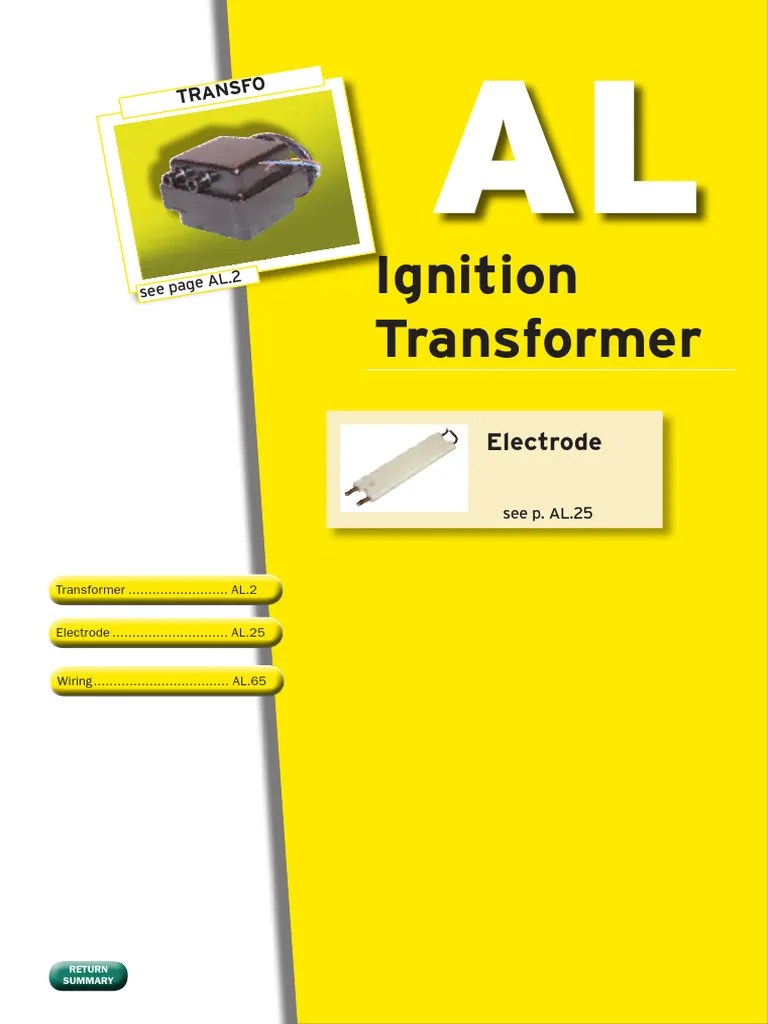 2 Al Ignition Transformer PDF Transformer Mains Electricity