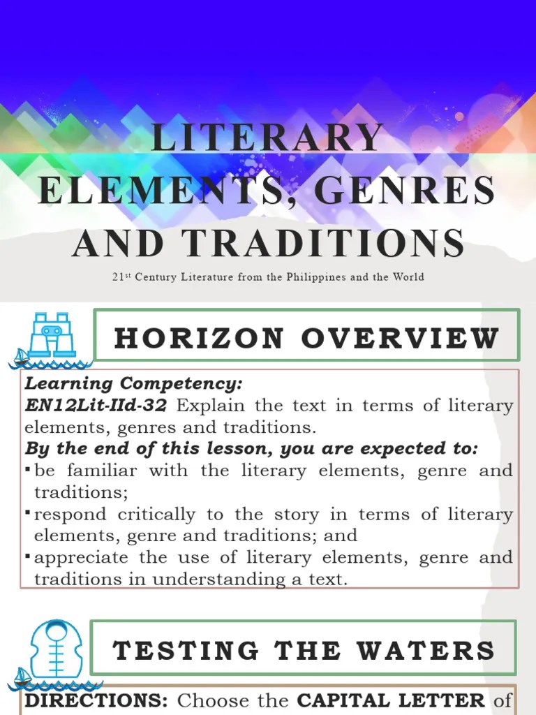 MODULE 15Literary Elements, Genres and Traditions Chechnya by