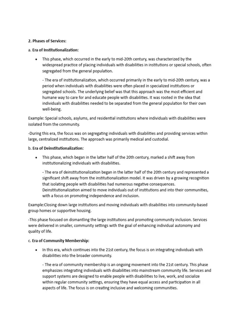 Phases of Services PDF