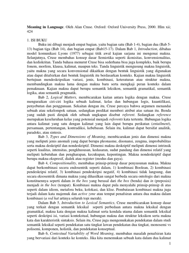 Book Review Alan Cruse