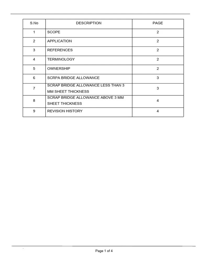 Scrap Bridge Allowance in Sheet Metal Strip Layout Procedure PDF