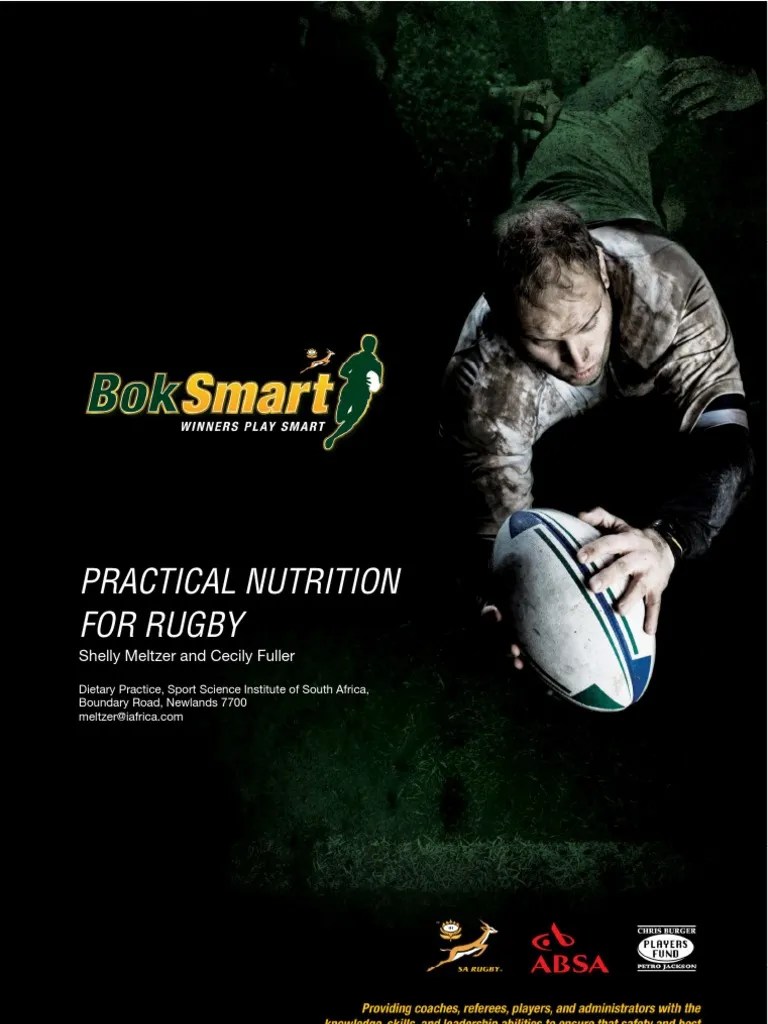 BokSmart Practical Nutrition for Rugby Doping In Sport Nutrition