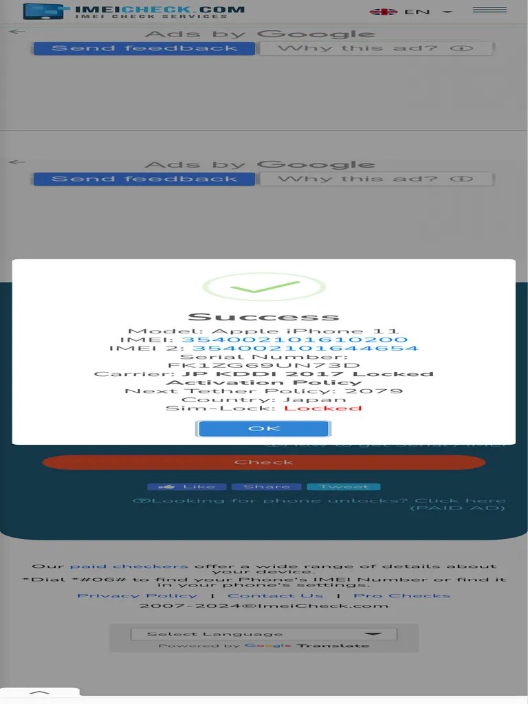 Apple Carrier Check Free IMEICheck Com 2 PDF