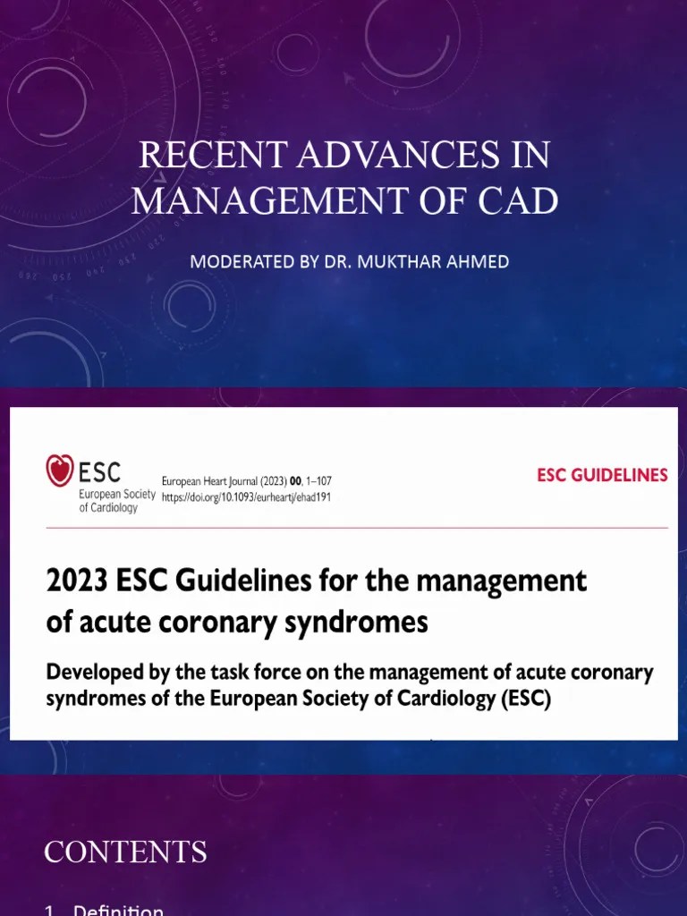 Esc Acs Guidelines PDF Myocardial Infarction Cardiology