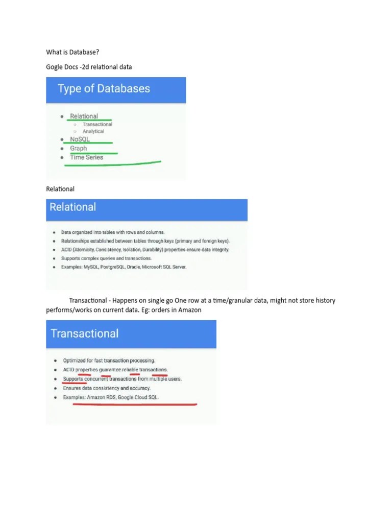 Day3Realtional, Nosql, Graph, Time Series PDF