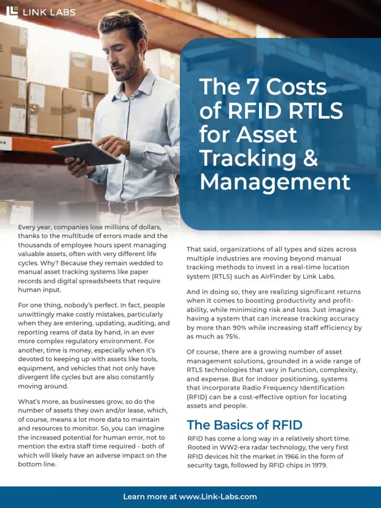 The 7 Costs of RFID RTLS For Asset Tracking & Management PDF Radio
