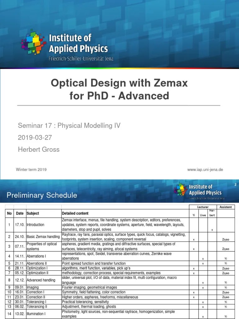 Dokumen Tips Optical Design With Zemax For PHD Advanced Optical