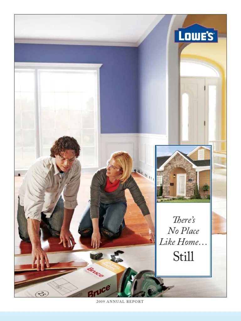 Lowes 2009AR Bookmarks PDF Dividend Sales