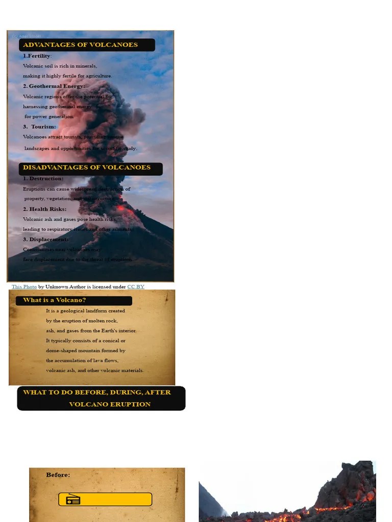 Advantages of Volcanoes PDF Volcano Volcanic Ash