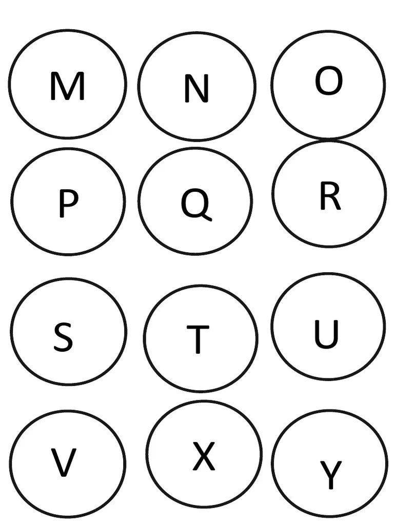 Circles Alphabets 2 PDF