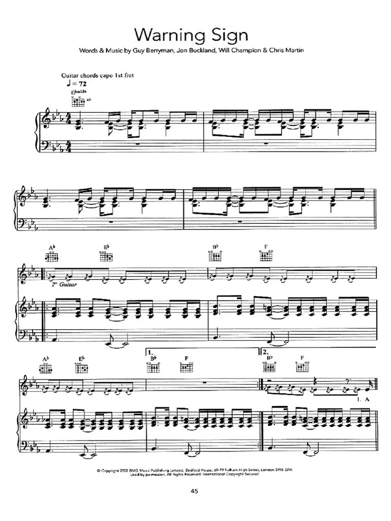 ColdplayWarningsign PDF