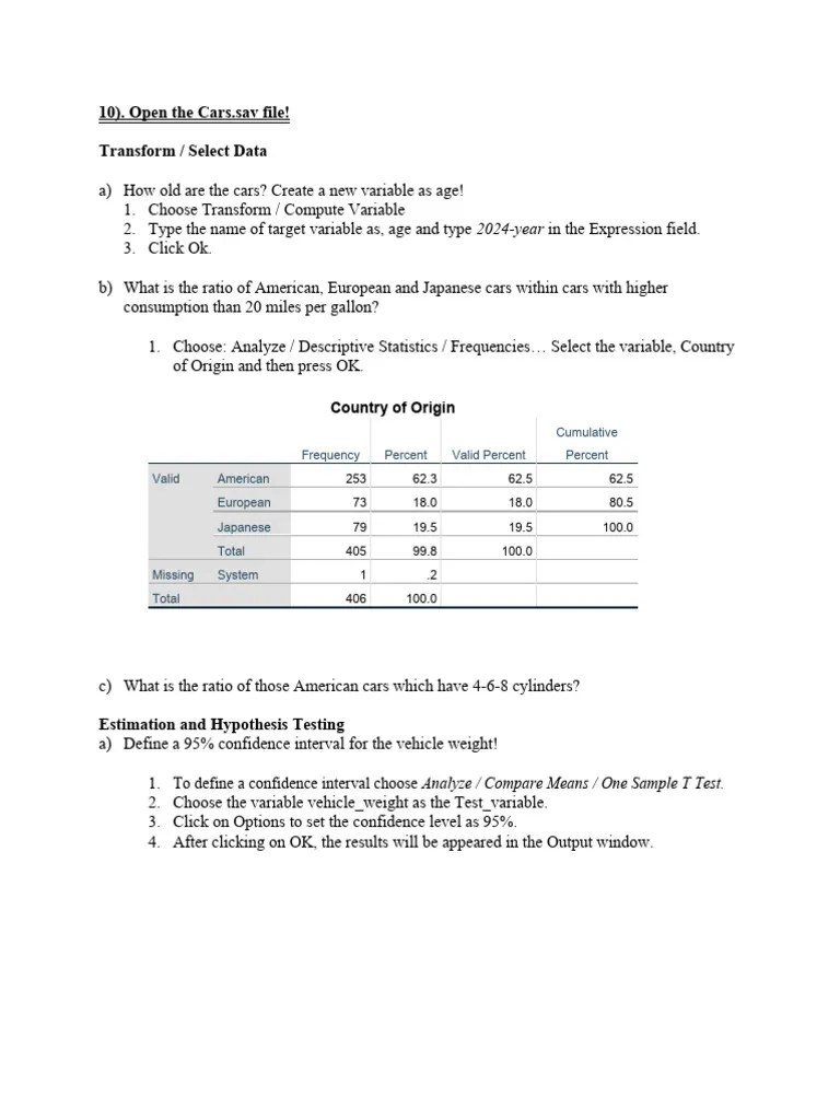 SPSS Prgms P10 PDF Confidence Interval Statistics