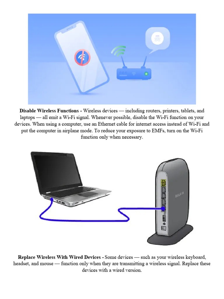 Disable Wireless Functions Wireless Devices Including Routers