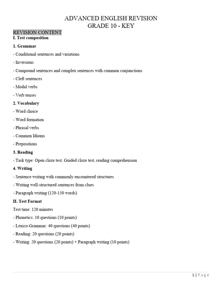 Advanced English Revision Key Download Free PDF Cardiovascular Diseases Heart