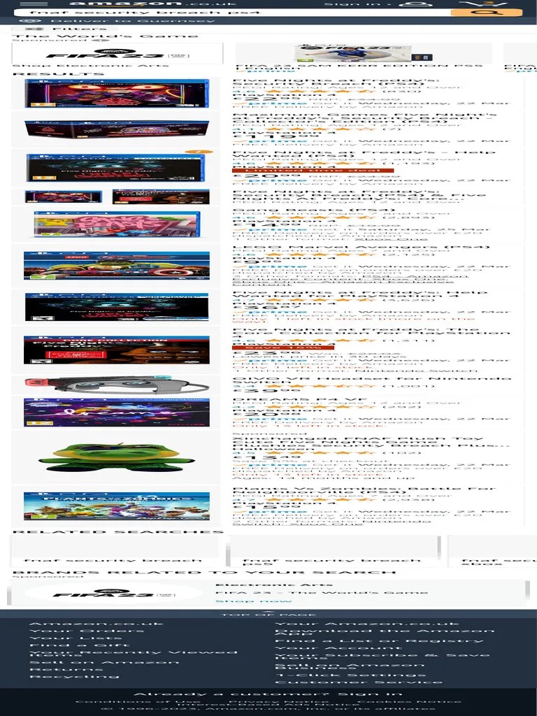 Amazon Co.uk Fnaf Security Breach Ps4 PDF Video Game Consoles