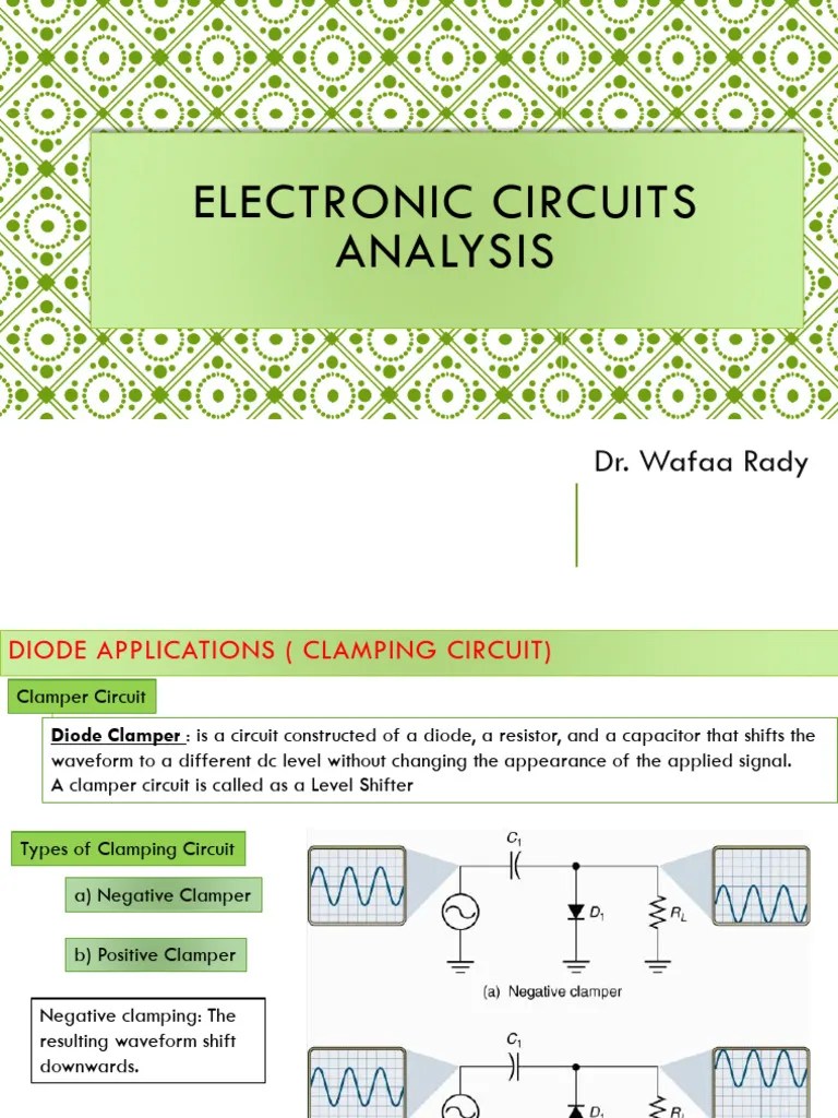 LEC 5 Electronic Circuits Analysis PDF