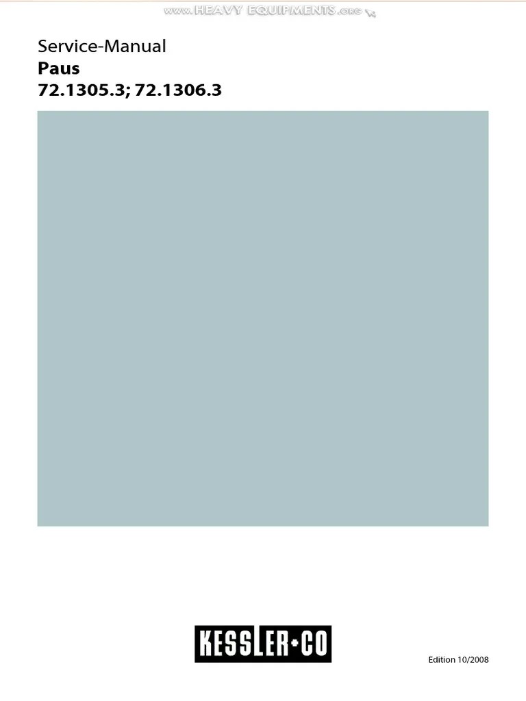 Manual Kessler Drive Axles Service Lubrication Intervals Maintenance