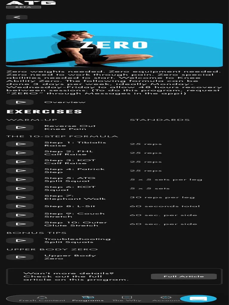 Programs ATG Members PDF