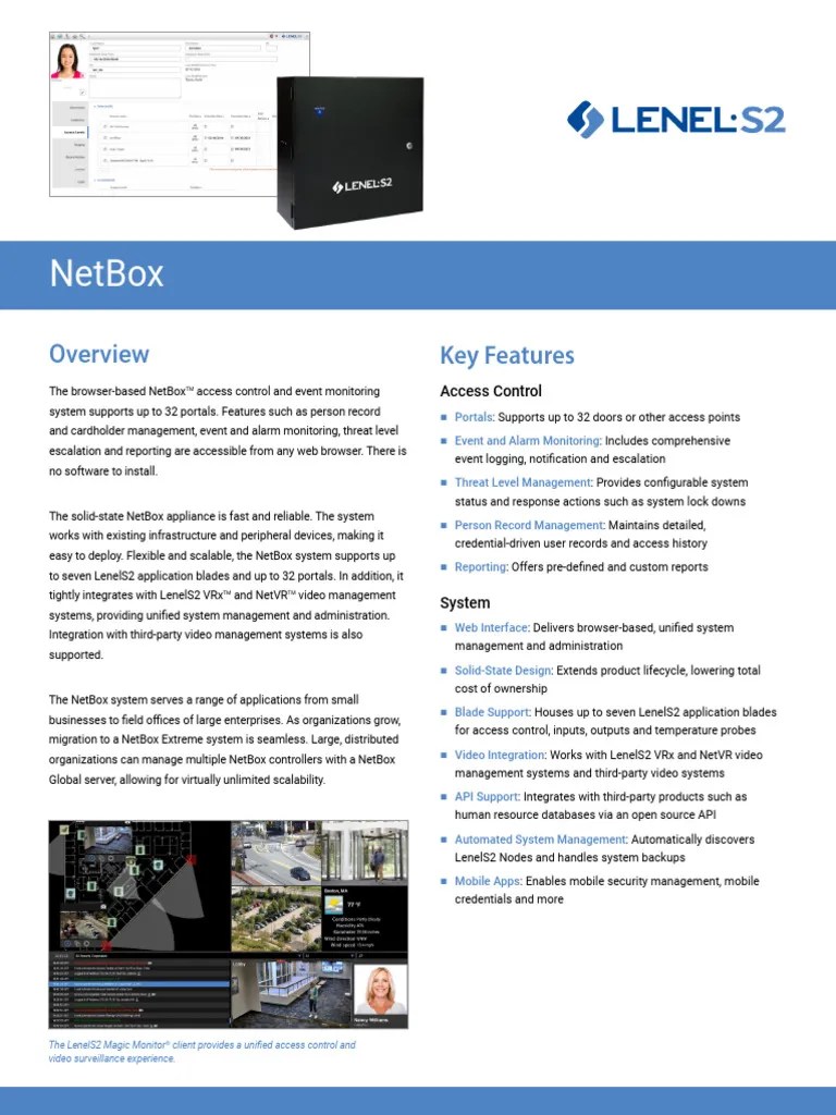 NetBox Datasheet 112823 tcm841141123 PDF Computer Network Access