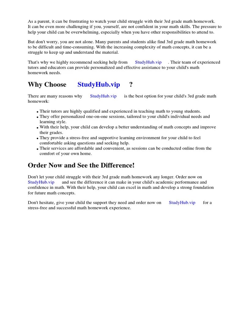 3rd Grade Math Homework Worksheets | PDF | Worksheet | Mathematics