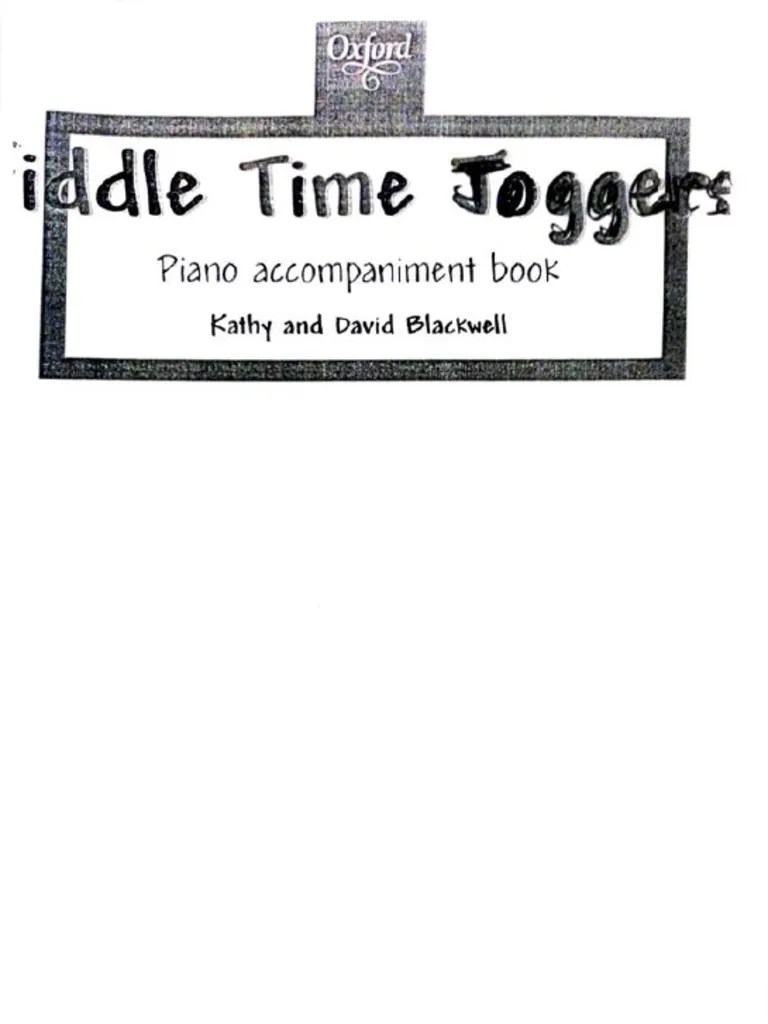 Fiddle Time Joggers Piano PDF