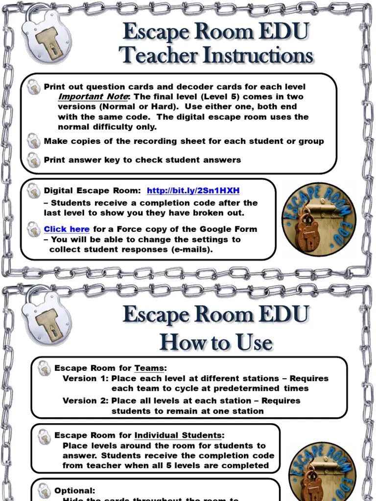 DNA Replication Escape Room Documents | PDF | Dna Replication | Dna