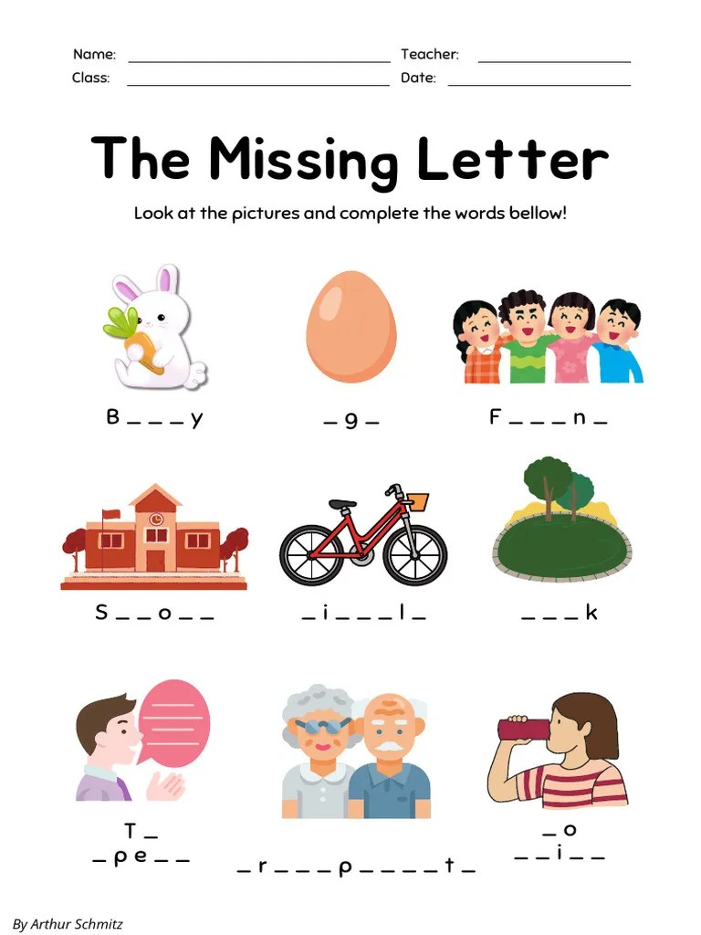 Missing Letter Game Wizard Pdf