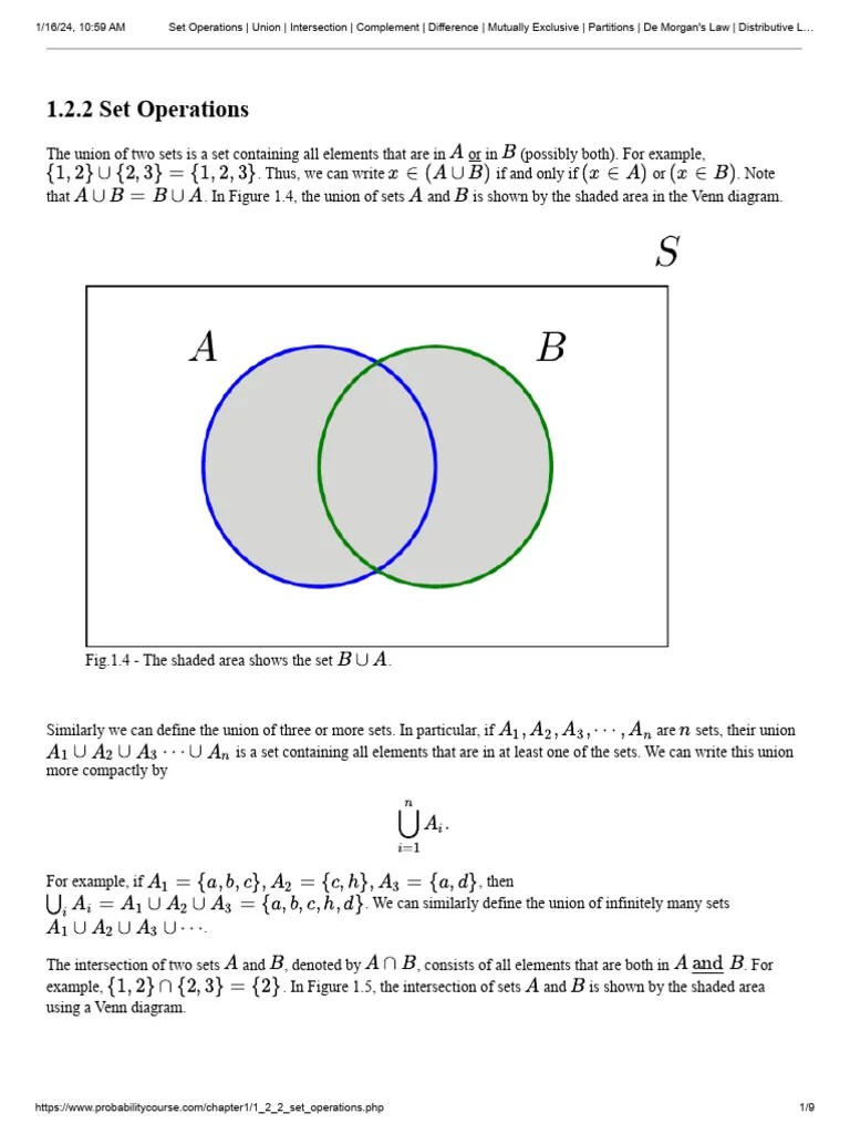 L1Set Operations _ Union _ Intersection _ Complement _ Difference