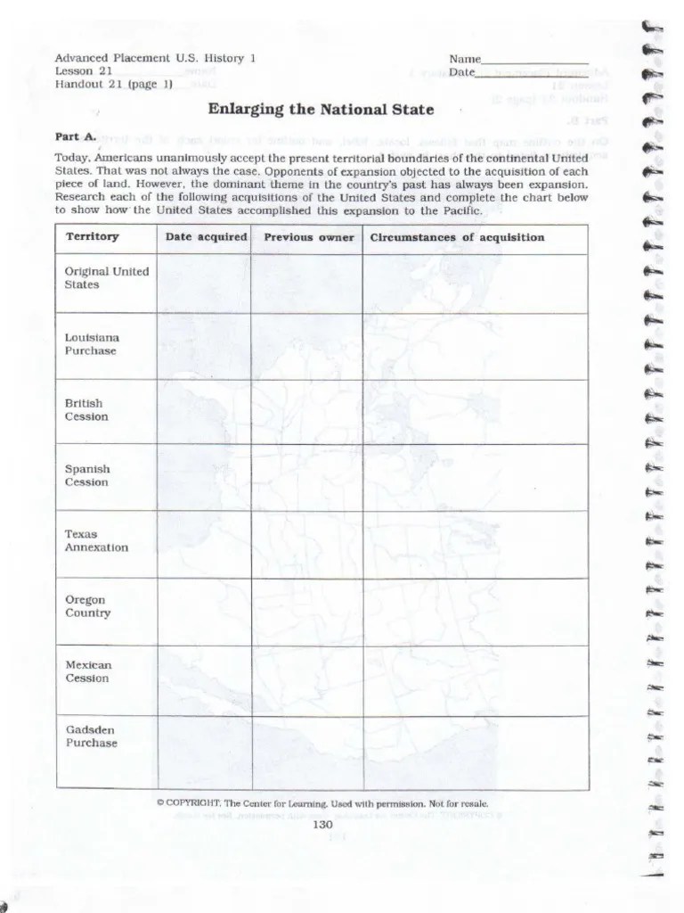 Enlarging The National State Map Enlarging the National State