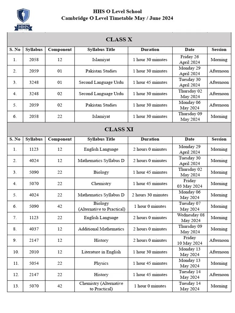 Cie Timetable MJ 2024 PDF