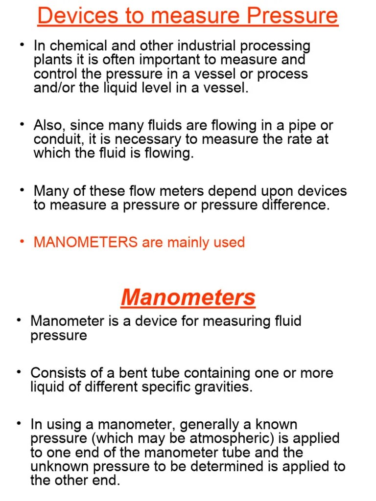 2 Manometers PDF Fluid Dynamics Reynolds Number