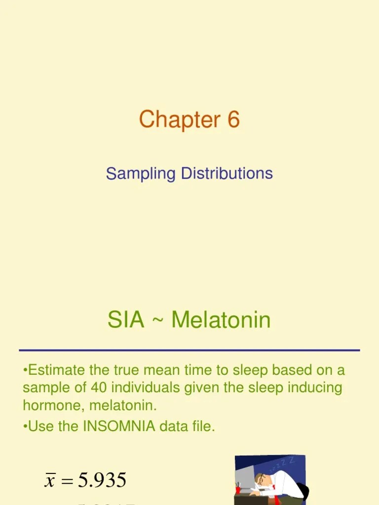 Sampling Distribution | PDF | Estimator | Bias Of An Estimator